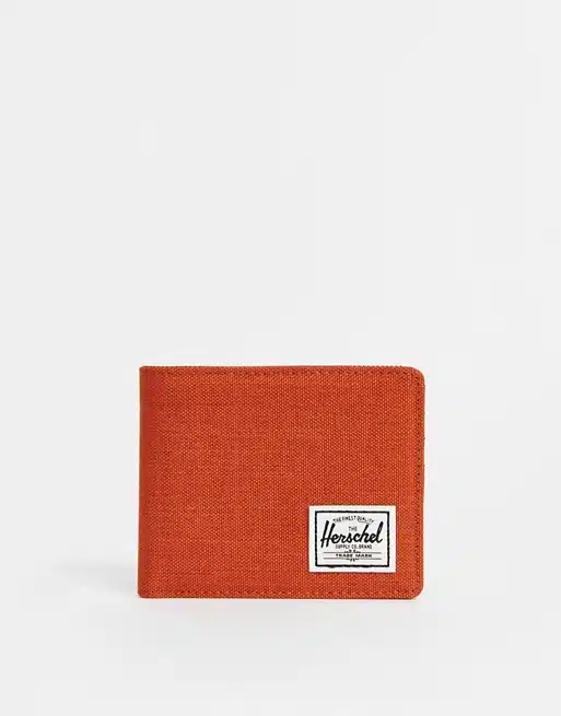 Herschel Supply Co Roy RFID card and coin wallet in rust