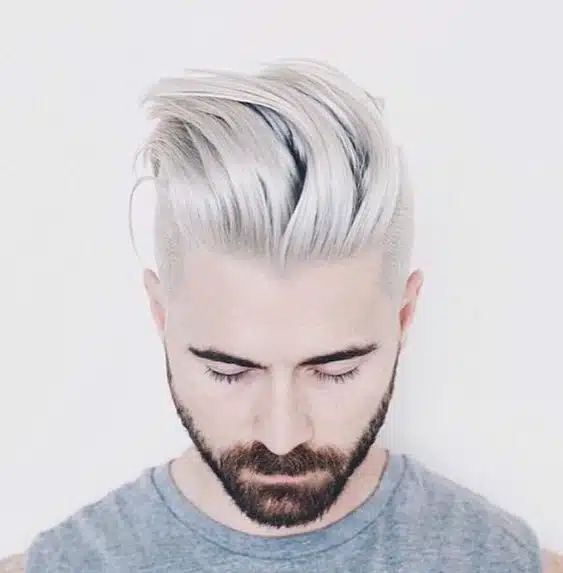 bleaching hair men