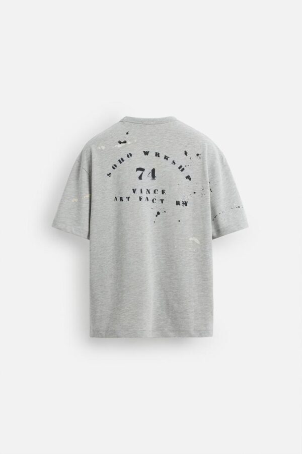 Zara SS25 T-shirt Número com Salpicos