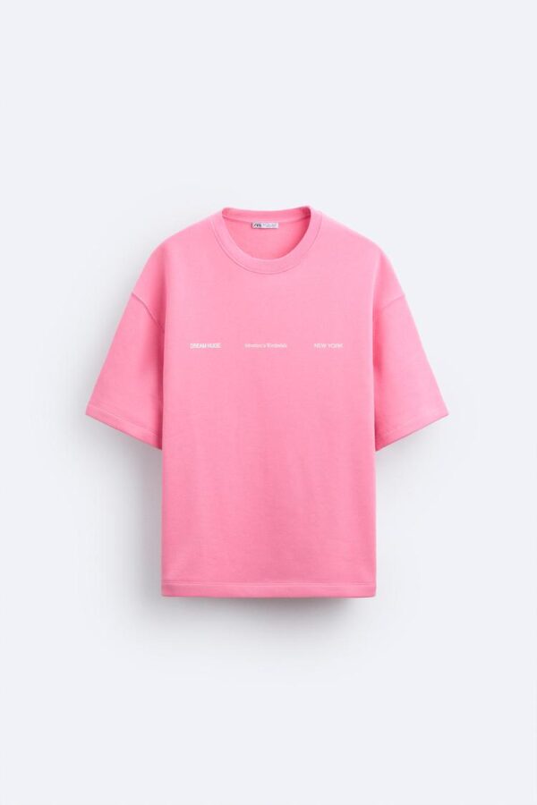 Zara SWEATSHIRT ESTAMPADO TEXTO