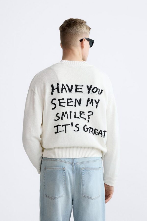Zara CARDIGAN JACQUARD X PEPO MORENO