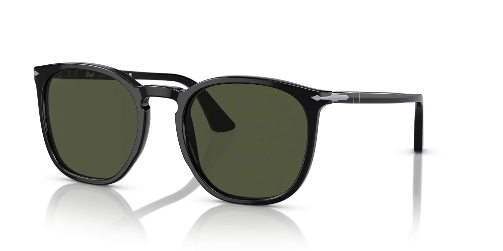 Óculos de sol elegantes com lentes escuras.