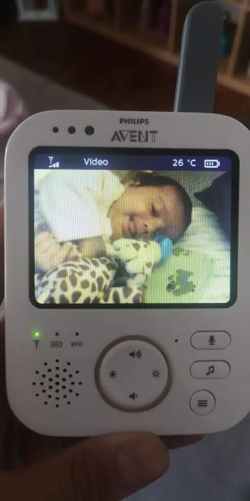 intercomunicador de vídeo para bebé da Philips Avent