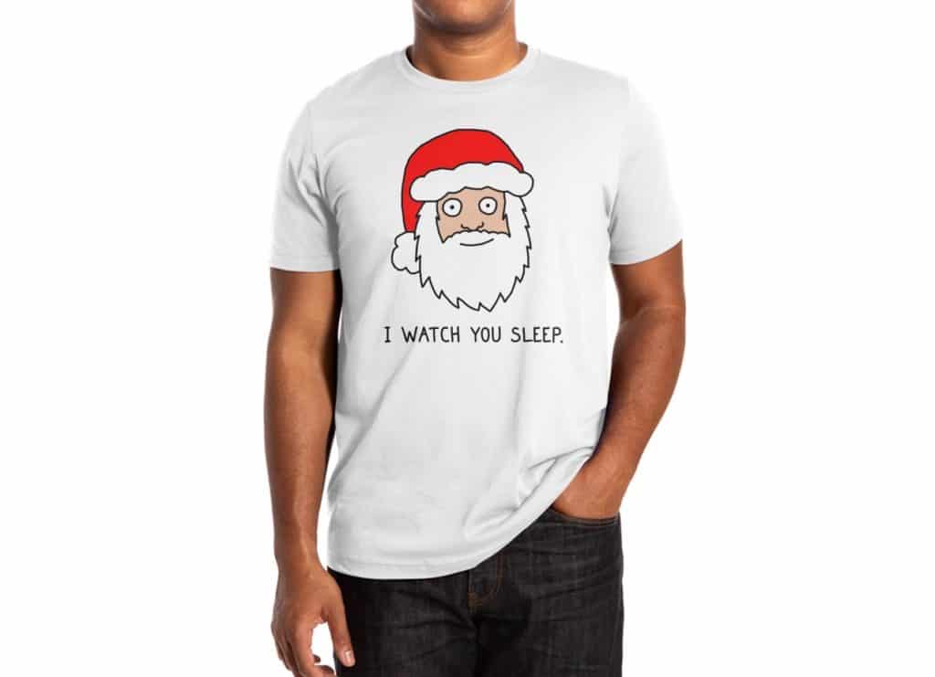 threadless CREEPY SANTA