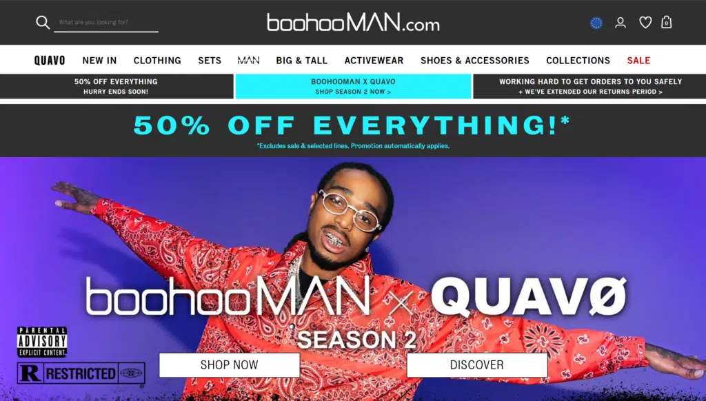 Boohooman Sale