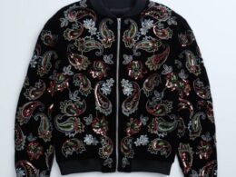 Zara BOMBER PAISLEY BORDADO