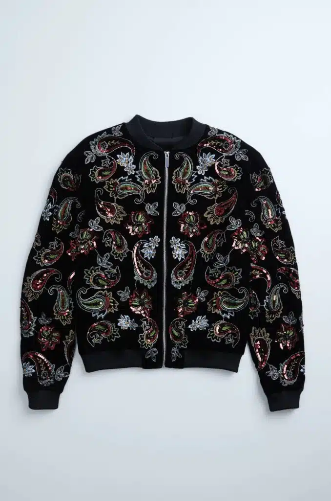 Zara BOMBER PAISLEY BORDADO