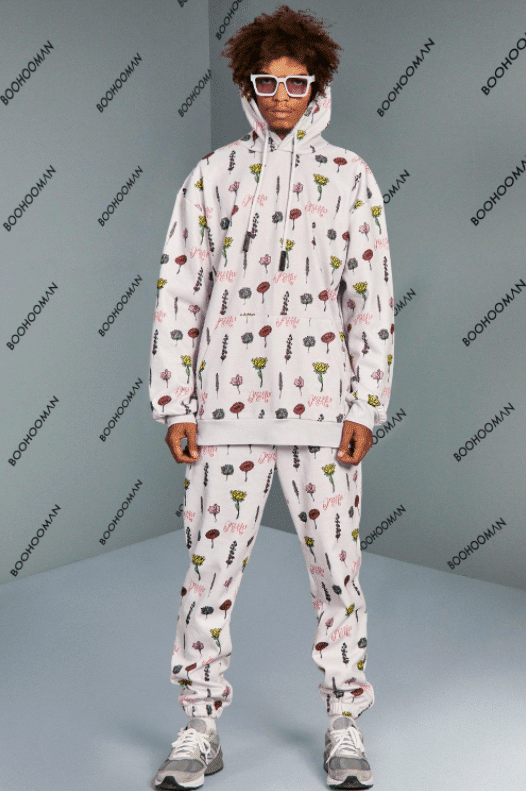 OVERSIZED ALL OVER PRINT FLORAL TRACKSUIT