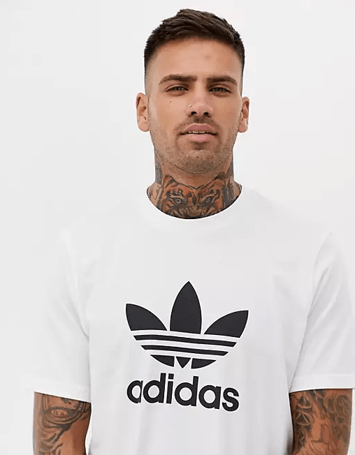 adidas Originals Trefoil T-Shirt in white