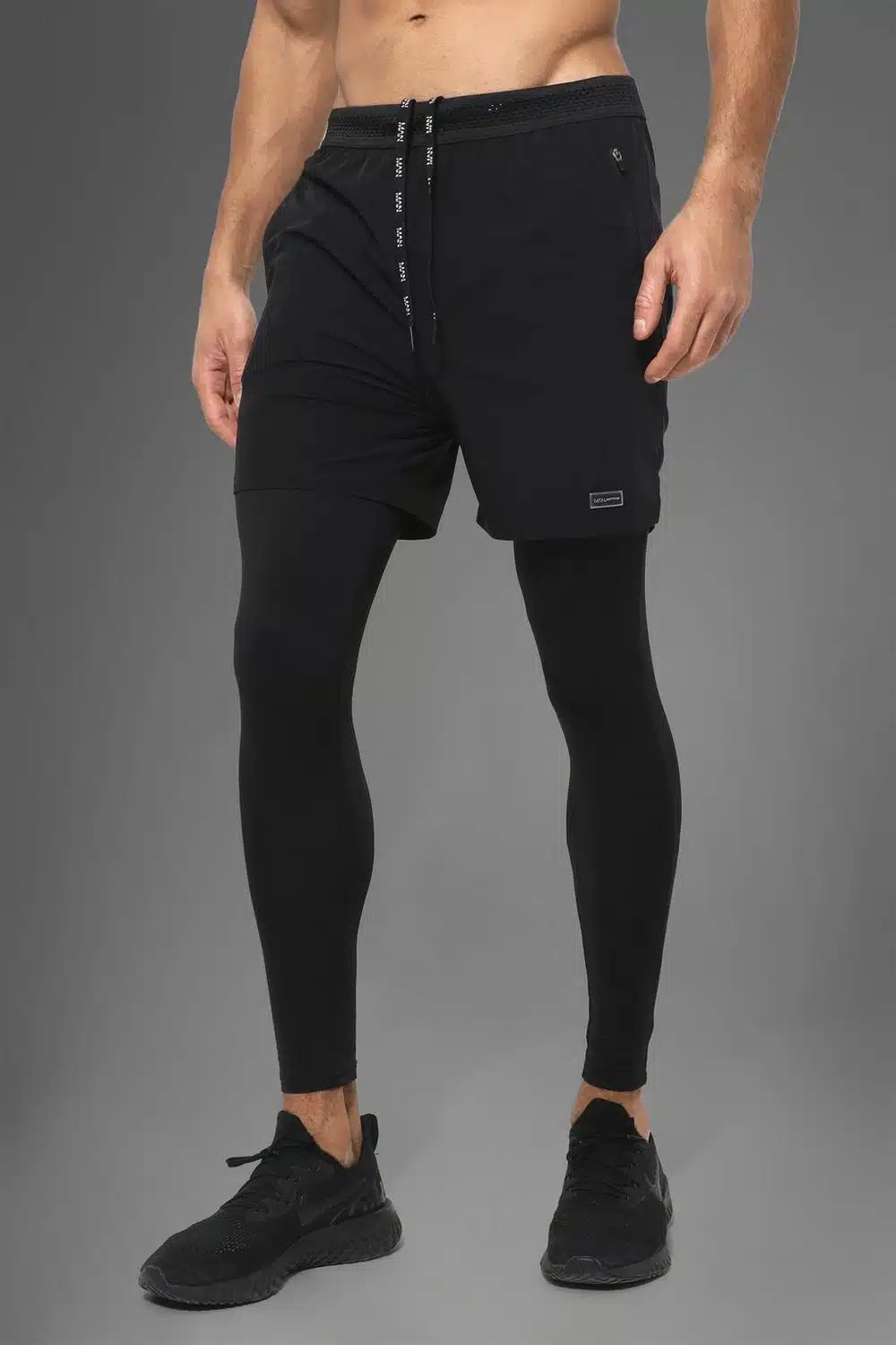 MAN ACTIVE GYM LIGHTWEIGHT 2 IN 1 LEGGING