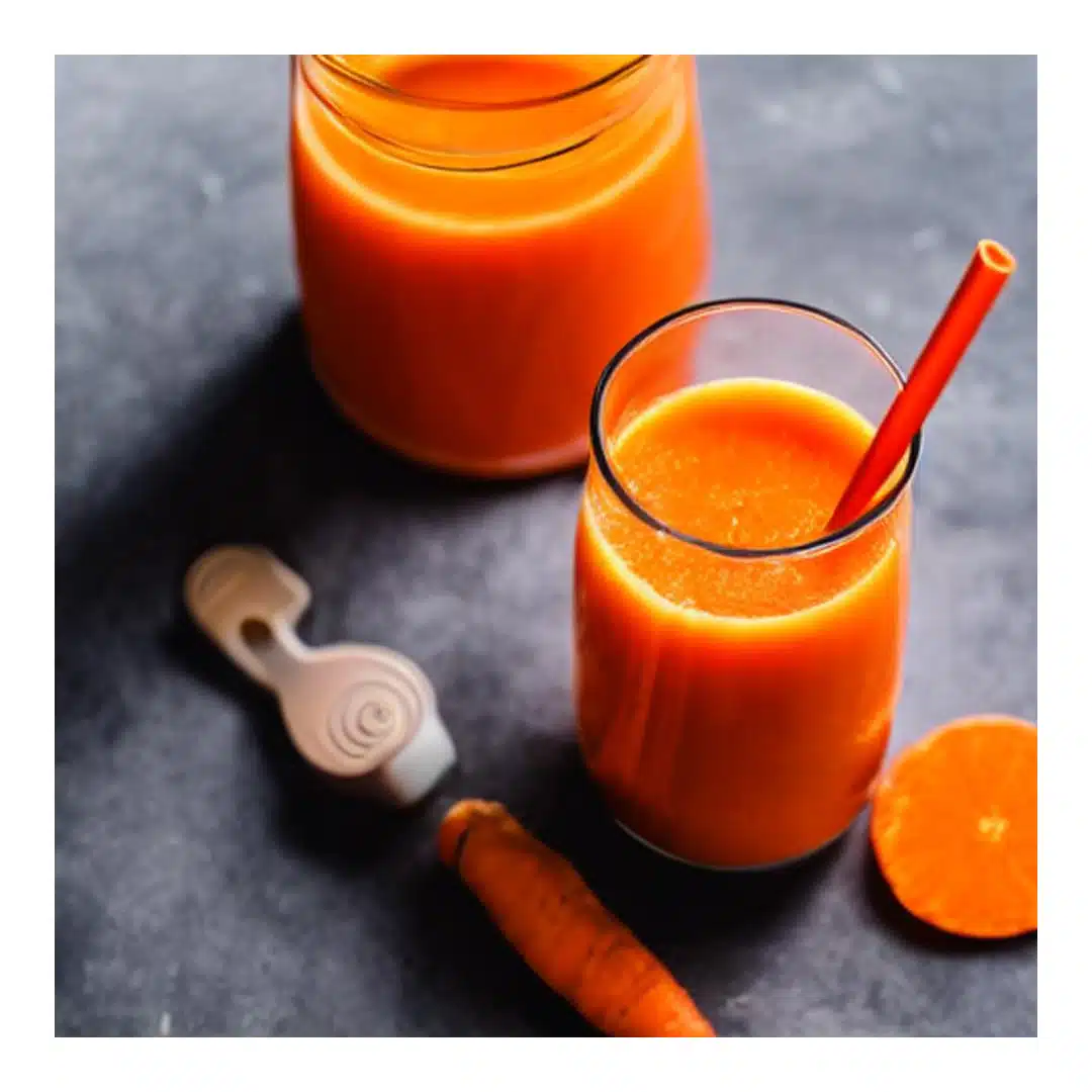 Orange and Carrot Juice by Pictsart AI