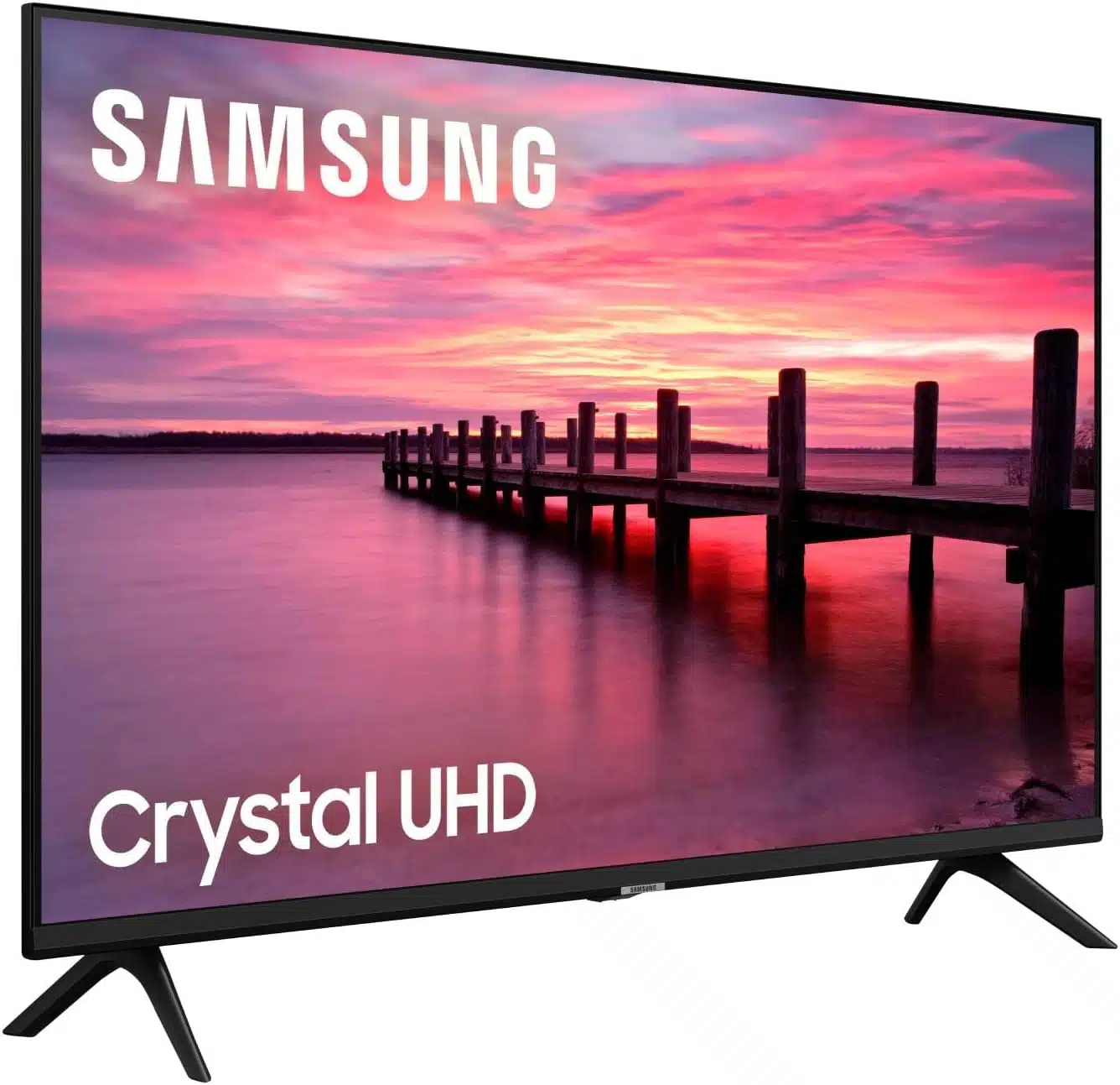 Samsung Crystal UHD 2022 55AU7095 - Smart TV de 55", HDR 10, processador de cristal 4K, Q-Symphony, som inteligente e compatÃ­Â­vel com Alexa [Classe energÃ©tica G]