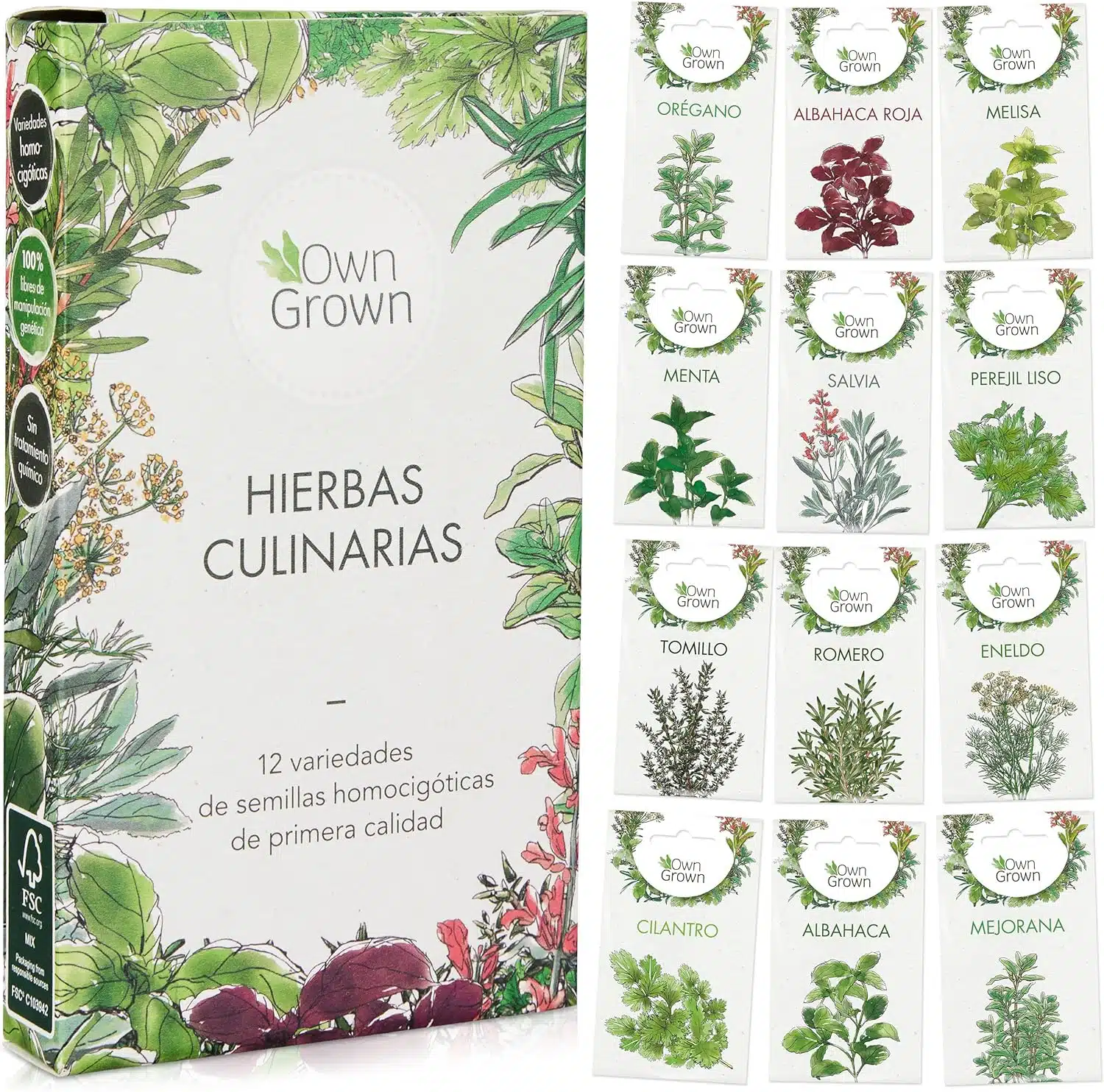 Kit OwnGrown Sementes de Ervas