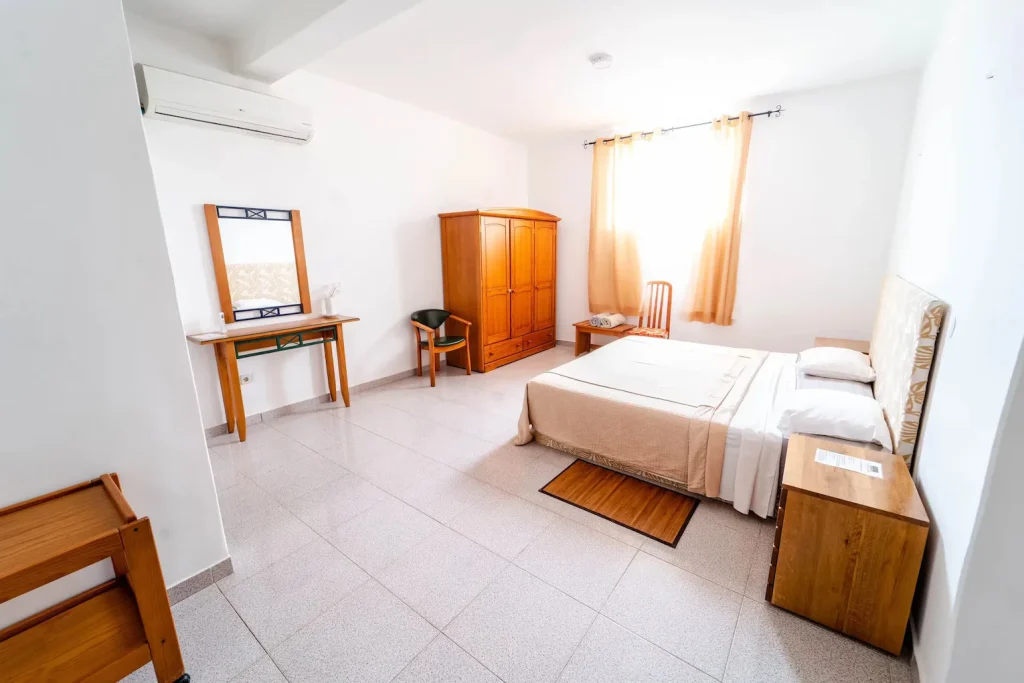 Quarto na Pousada Praia Maria no Plateau na Cidade da Praia em Santiago Cabo Verde
