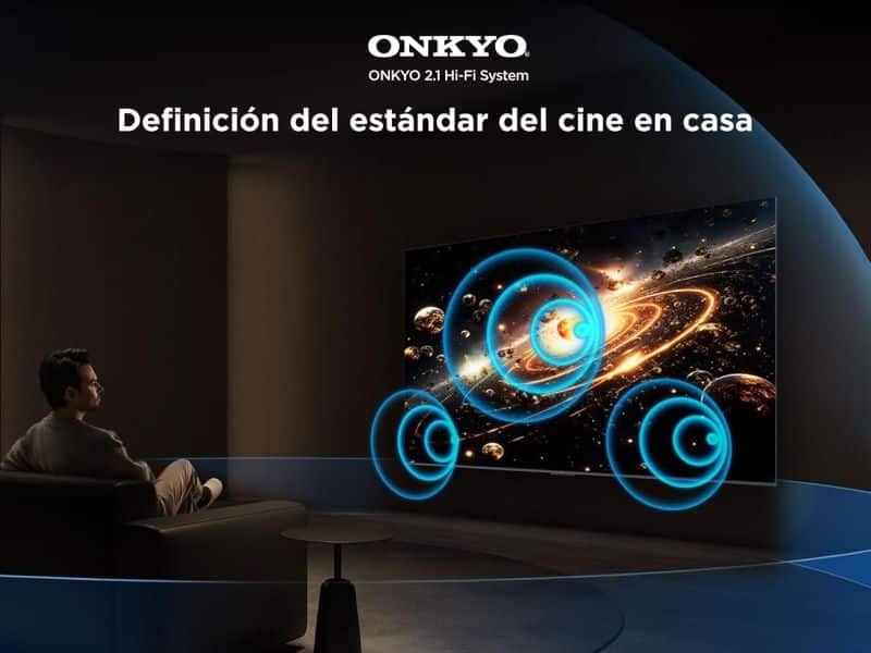 TCL QD-Mini LED Smart TV com Colunas da Onkyo e o suporte Dolby Atmos®