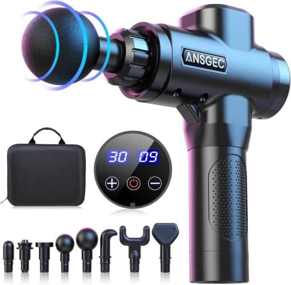 ANSGEC Pistola de massagem muscular