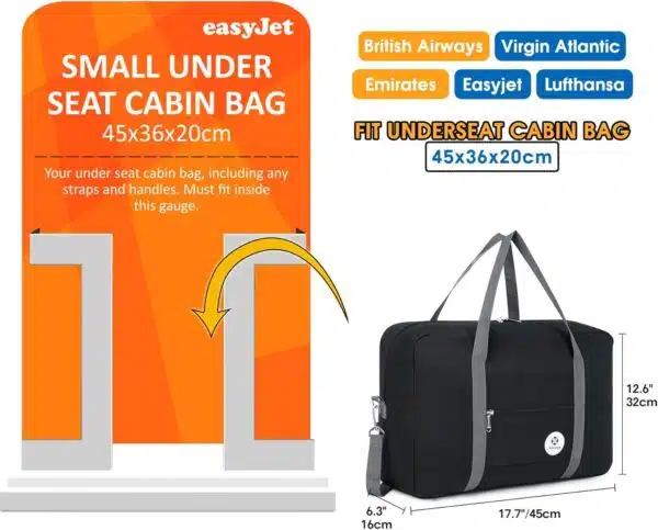 Narwey Underseat Cabin Bag 45 x 36 x 20 - Amazon.es