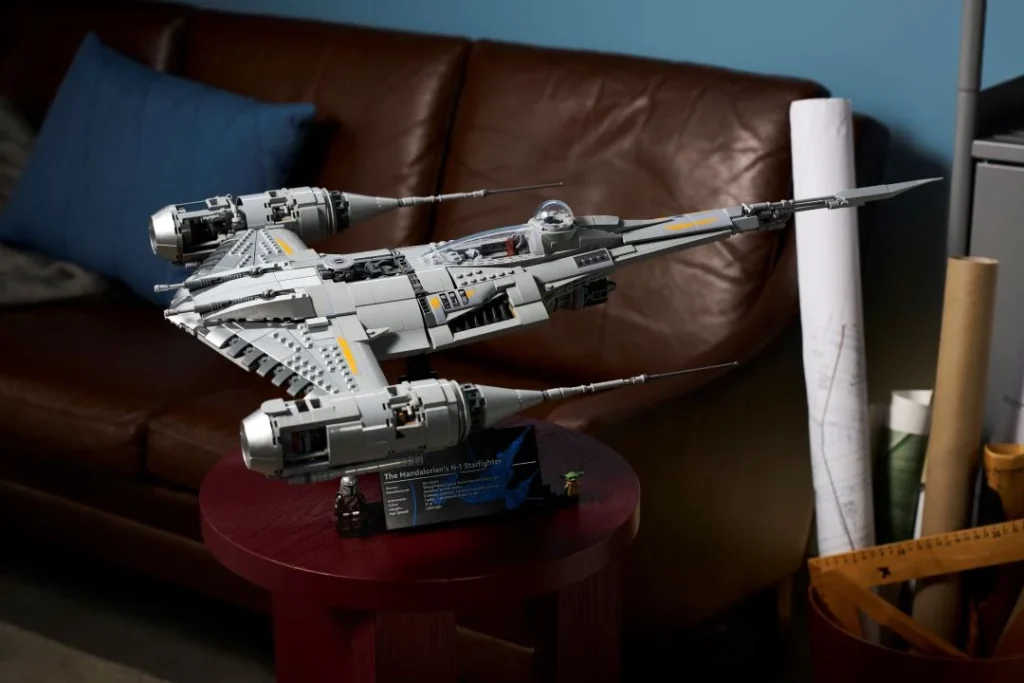Modelo LEGO Star Wars N-1 Starfighter do Mandaloriano.