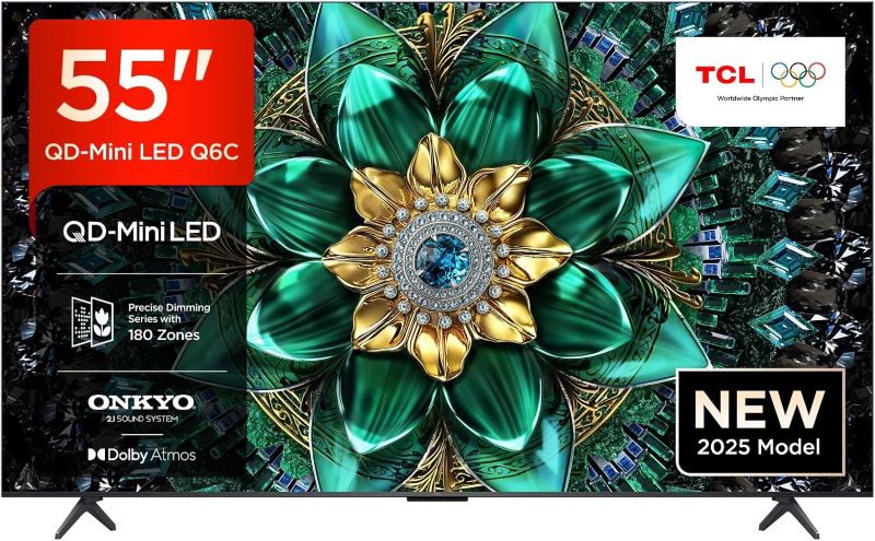 TCL QD-Mini LED Smart TV, 55Q6C 55"