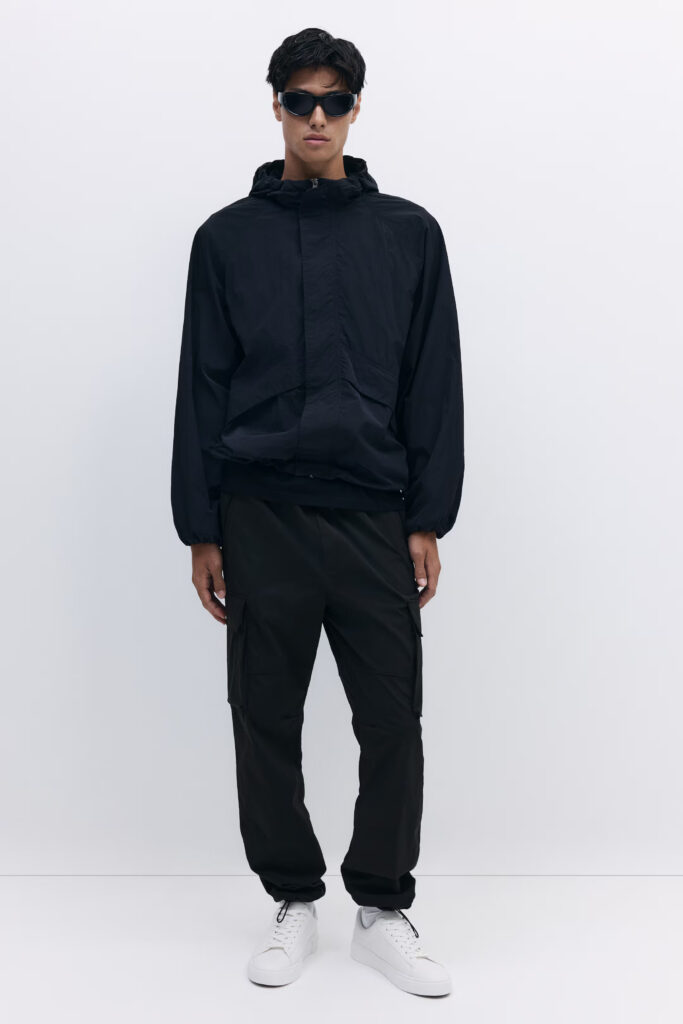 Calças cargo em nylon Regular Fit H&M pvp 37,99