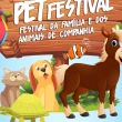 Festival de animais de companhia com personagens de desenho animado.
