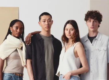 Jovens adultos diversos em moda casual moderna.