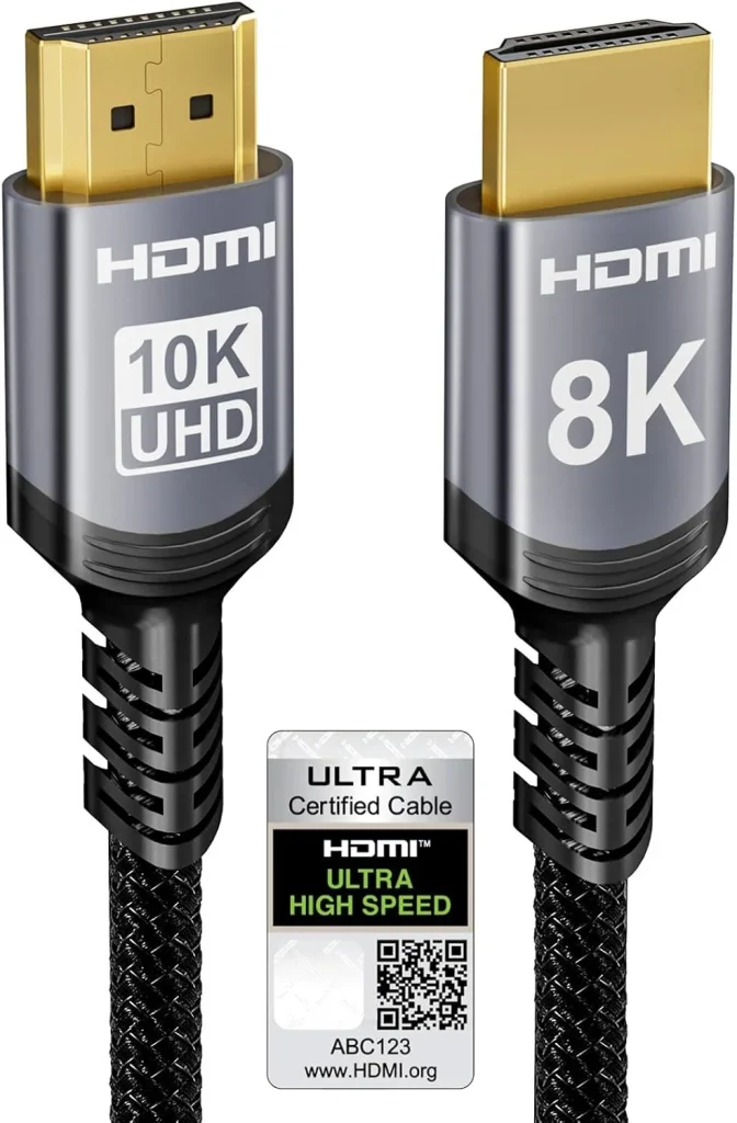 Cabo HDMI 2.1 de 10K 8K 48 Gbps 1 metro