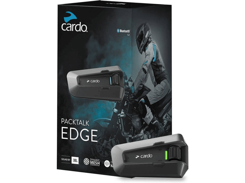 Intercomunicador Cardo Packtalk Edge para motociclistas