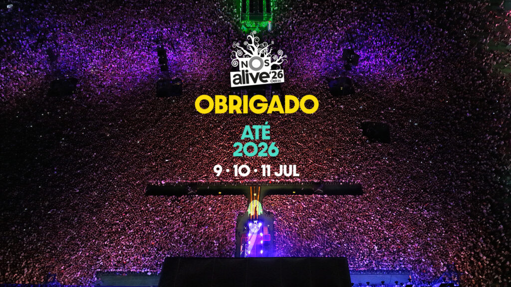 Festival NOS Alive agradecimento até 2026.