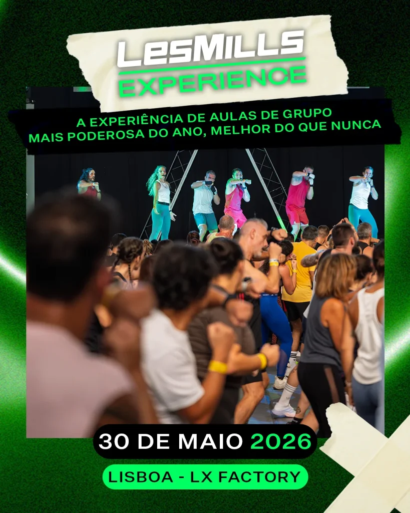 Les Mills Experience: Aulas de grupo em Lisboa, 30 maio 2026.