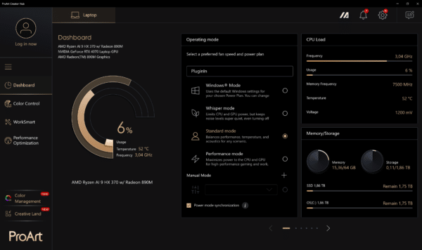 ASUS ProArt Creator Hub