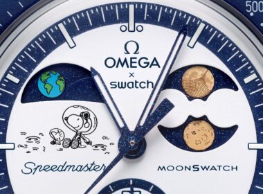 Mostrador de relógio MoonSwatch Omega por Swatch.