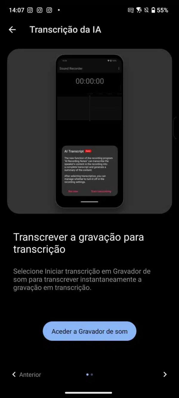 Transcrição de Gravações