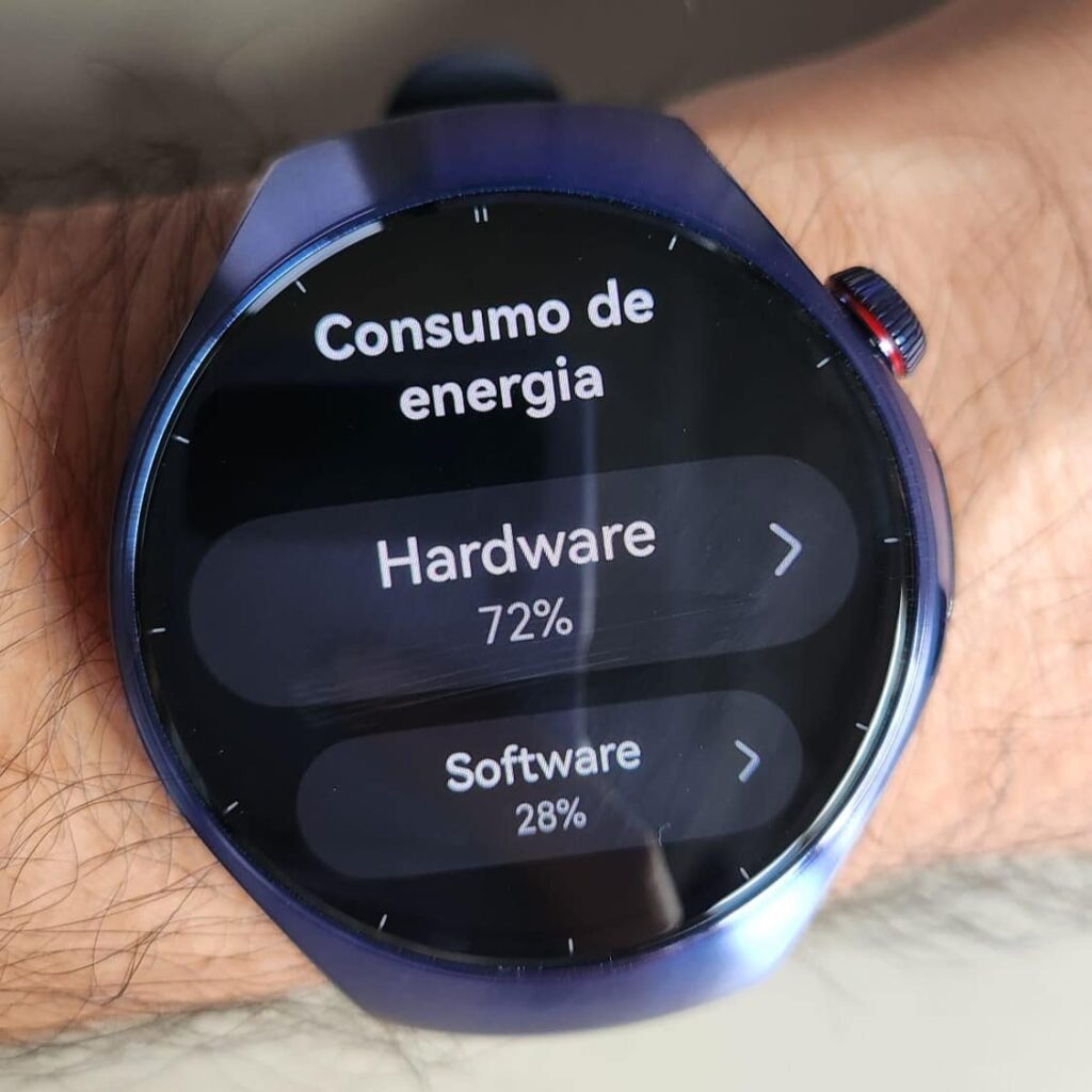 Consumo Energia HUAWEI WATCH 5