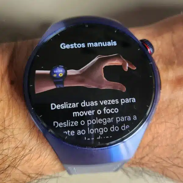 Gestos "Double Slide" e "Double Tap" Huawei Watch 5