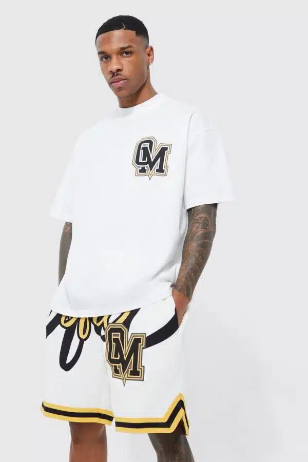 Oversized Ofcl Basketball T-shirt And Short Set